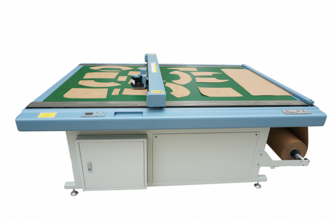 1500Ã900mm Flatbed Inkjet Paper Pattern Cutting Machine side view