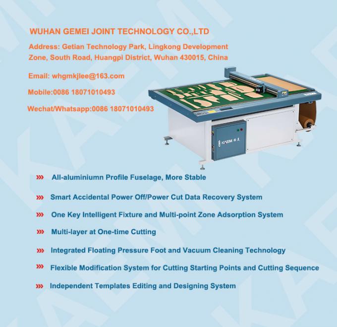 Machine à découper à jet d'encre CAD pour les sacs de chaussures 1
