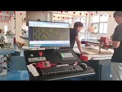 1625 Machine de découpe textile CNC en mousse de cuir avec couteau rond de grande puissance
